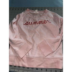 crewcuts Girls' Graphic Sweatshirt In Cotton Terry Size XS